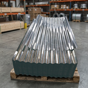 Tôle d'acier galvanisée laminée à froid, panneau ondulé, épaisseur 0,3 mm, pour la construction de toitures - Product Image 2