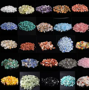 Groothandel Deeltje Natuurlijke Minerale Kleurrijke Quartz Crystal Stone Rock Chips Healing Collection Natuurlijke Crystal Getrommeld