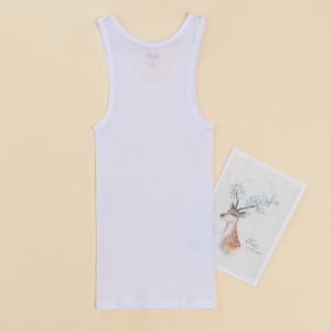 Canotta da <span class=keywords><strong>uomo</strong></span> a costine da <span class=keywords><strong>uomo</strong></span> in tinta unita <span class=keywords><strong>bianca</strong></span> da palestra all'ingrosso 10 in 1 confezione da <span class=keywords><strong>uomo</strong></span> in poliestere morbido personalizzato - Product Image 3