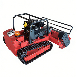 Cortacésped industrial de orugas con control remoto de 24 V, motor CE EPA, trituradora forestal de martillos, motor de 4 tiempos, rodamientos antideslizantes - Product Image 2