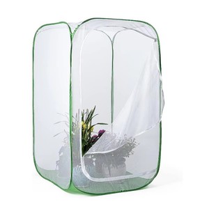 Copertura Pieghevole per Piante, Piccola Serra Portatile, Gabbia per Farfalle con Porta con Cerniera per Protezione di Colture e Ortaggi - Product Image 6