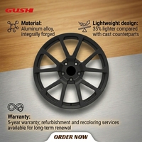 Jantes forgées personnalisées GS noires 5x112 5x114.3 5x120 5x130 pour voitures particulières Cadillac Range Rover BMW BMWZ Tesla