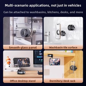 Nouveau support de téléphone magnétique pliable à 360 degrés pour <span class=keywords><strong>voiture</strong></span>, rotatif, multifonctionnel, <span class=keywords><strong>gadget</strong></span> de navigation automobile pour - Product Image 4
