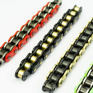 New Super Heavy Duty 120-Link Motorcycle Chain In 420 428 428H 520 Series With X-Ring And Connecting Link