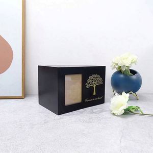 Luxury High End Pine Wood Pet Urns <b>for</b> <b>Ashes</b>-Home of Angels Angel Design Loss Pet Sympathy Remembrance Gift - Product Image 3