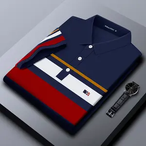 Nuove camicie da uomo estive con colletto da uomo Polo da Golf Polo da uomo da uomo a maniche corte Casual