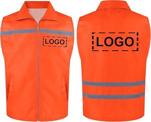 Chalecos de Uniforme para Supermercado, Ropa de Trabajo Transpirable de Poliéster para Cajeros, Clérigos de Inventario y Personal de Servicio al Cliente, con Múltiples Bolsillos - Product Image 4