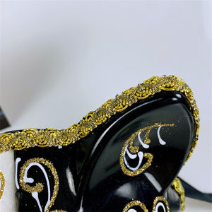 Maschera Divertente a Mezzo Volto di Gatto Chimera, Copri Occhi Bicolore Dipinto, Accessori per Cosplay di Halloween per Adulti - Product Image 6