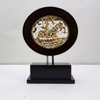 Coffret Cadeau Souvenir Équestre en Laiton Fait Main avec Décor Jali en Relief pour la Fête des Mères et Thanksgiving
