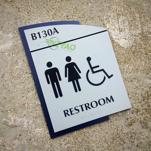 YIYAO custom made bagno pubblico segno porta - Product Image 2