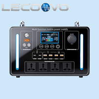 Station d'alimentation portable LECOOVO H1500S 1764WH avec charge solaire MPPT pour la sauvegarde à domicile et les appareils électroménagers