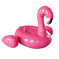 Flotteur gonflable pour l'eau, flamant rose, cygne, petit canard jaune, flotteur gonflable en PVC, jouet aquatique gonflable