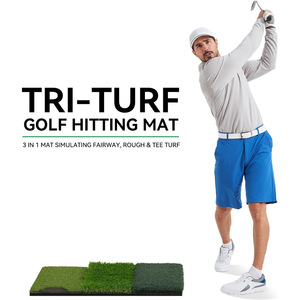 40x60 Tapis d'entraînement de <span class=keywords><strong>golf</strong></span> intérieur <span class=keywords><strong>Mini</strong></span> tige de balançoire et de coupe TPR avec gazon artificiel Logo personnalisable pour l'entraînement - Product Image 3