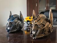 Asbak Kreatif Berbentuk Anime, Pot Bunga Hias, Hadiah untuk Pacar, Ornamen Kepala Transformers Optimus Prime
