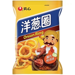 40g de Aperitivo <span class=keywords><strong>Coreano</strong></span> Nong Shim con Sabor a <span class=keywords><strong>Pollo</strong></span> Asado, Aros de Cebolla, Papas Fritas, Alimentos Inflados - Product Image 4