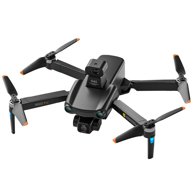 NEW S802 Drone 4K HD Camera Plastic Laser Obstacle Avoidance 3-Axis Gimbal 2.4G WiFi FPV RC Quadcopter