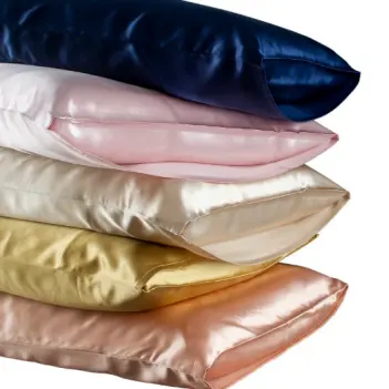 100% शहतूत रेशम पर्यावरण के अनुकूल कस्टम 22mm छिपा जिपर के साथ लक्जरी रेशमी प्योर सिल्क Pillowcase तकिया मामले