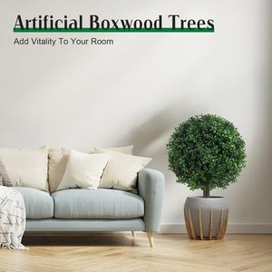 Boules de buis artificielles en gros, résistantes aux UV, avec piquet de fixation au sol, pour la décoration paysagère de <span class=keywords><strong>jardin</strong></span> - Product Image 5
