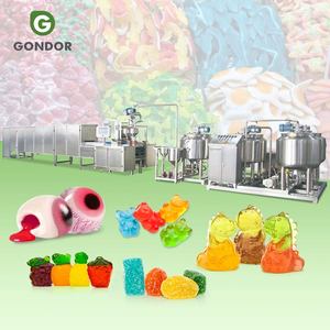 Gummy Bear Production Line Tofee Deposit Sour <b>Candy</b> Strips <b>Machine</b> Pour La Fabrication Des Bonbons and Lollipop - Product Image 1
