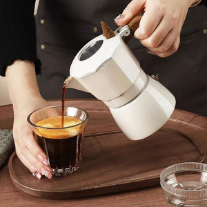 Cafetera Italiana Clásica de Aluminio Estilo Moka, Cafetera Italiana Mokapot para Estufa, Cafetera Espresso - Product Image 3