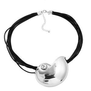 2024 été mode colliers à la mode alliage conque Long collier avec exagéré métal coquille pendentif lien chaîne nouveau <span class=keywords><strong>Code</strong></span> de produit - Product Image 5
