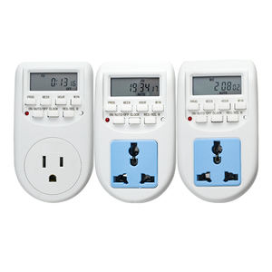 Temporizador programable Digital LCD, temporizador electrónico con enchufe de la UE, Reino Unido, EE. UU., para dispositivos de jardín doméstico para sistema de nebulización - Product Image 1