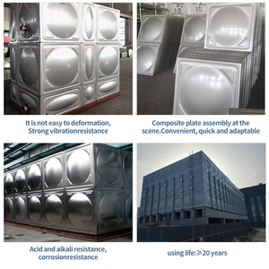 Bể chứa nước cho nông nghiệp 100000 lít lưu trữ 500m3 thép không gỉ bể chứa nước <span class=keywords><strong>container</strong></span> - Product Image 4