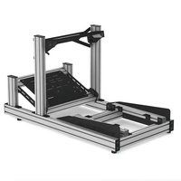 aluminio Simulador de cabina de carreras asiento coche conducción simulador de carreras juego de cabina simulador de carreras