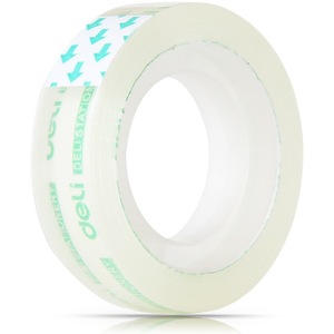 Deli Self Adhesive Tape 12mm X 18m Transparent Stationery Office Use 6 Pcs Per Pack - Product Image 2