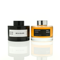 Vente en gros de flacons diffuseurs de parfum de luxe en verre de 150 ml, diffuseur d'arômes pour la maison, conteneur de diffuseur d'arômes, design inspiré
