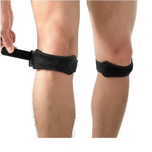 Precio de fábrica, rodillera estabilizadora de nailon de neopreno, bandas patelares flexibles, correa de tendón para aliviar el dolor de rodilla, protección médica - Product Image 2