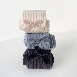 <span class=keywords><strong>Collant</strong></span> in cotone <span class=keywords><strong>a</strong></span> coste di alta qualità Sweet Bow Decor bambini <span class=keywords><strong>collant</strong></span> Beige <span class=keywords><strong>collant</strong></span> <span class=keywords><strong>a</strong></span> compressione neonate - Product Image 4