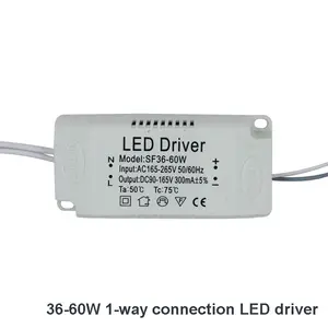 8-120W LED sürücü güç kaynağı adaptörü girişi AC175-265V yalıtımsız aydınlatma trafo sabit akım 220mA