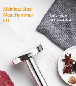 Martillo para carne de acero inoxidable, ablandador de carne, mazo para carne, carne Martillo Lihan <span class=keywords><strong>Vasara</strong></span> Escam Malleo - Product Image 5