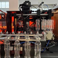 Machine de soufflage par extrusion automatique pour bouteilles d'eau en plastique PET/PC, machine de soufflage par étirage de haute qualité, moteur PLC, roulement