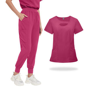 Conjunto de Uniformes Médicos Profesionales, Tejido de Secado Rápido, Diseño Moderno y Transpirable para Doctores, Enfermeras y Profesionales de la Salud - Product Image 1