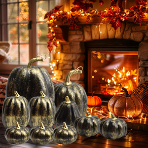 New Product Festive Halloween Pumpkin Artificial Pumpkins for Fall Season for Thanksgiving Tabletop Decoration - Product Image 4