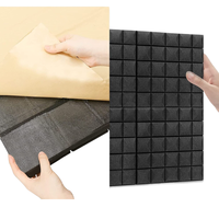 Mousse insonorisante pour mur Pâte murale auto-adhésive Mousse insonorisante pour studio d'enregistrement intérieur Éponge de silence