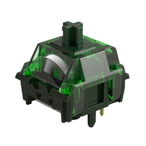 Interrupteurs linéaires AKKO Green Fog 5 broches, 45 pièces, pré-lubrifiés en usine, plus lourds et plus réactifs, course totale de 3,6 mm, style MX - Product Image 3
