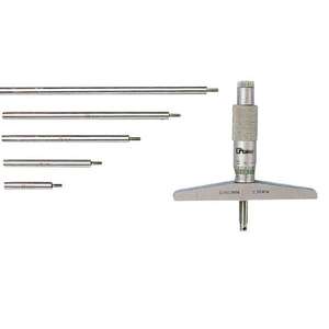 Micrómetro de profundidad Ttake Centesimal Micrómetro interior para rango de medición de 0-25mm - Product Image 1