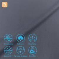 Tissu de sport confortable en 90% T 10% SP, imitation nylon, respirant et anti-UV