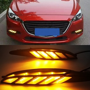 Đèn <span class=keywords><strong>LED</strong></span> Chạy Ban Ngày 2 Chiếc Cho Xe Mazda 3 Axela 2017 2018 2019 Đèn Báo Sương Mù Màu Vàng - Product Image 5