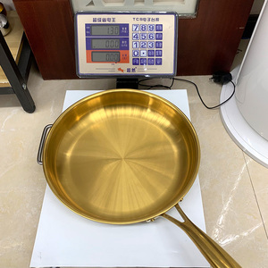 Poêle à frire avec poignée en acier inoxydable Ustensiles de cuisine à induction adaptés à tous les poêles - Product Image 4