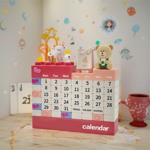 2025-2026 Calendario de Adviento limitado anual temático Bloque de montaje creativo Calendario perpetuo para niños Personalizador Calendario promocional - Product Image 6
