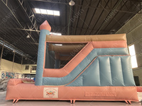 Château gonflable Commercial et toboggan saut maison moonwalk pour enfants fête parc d'attractions carnaval