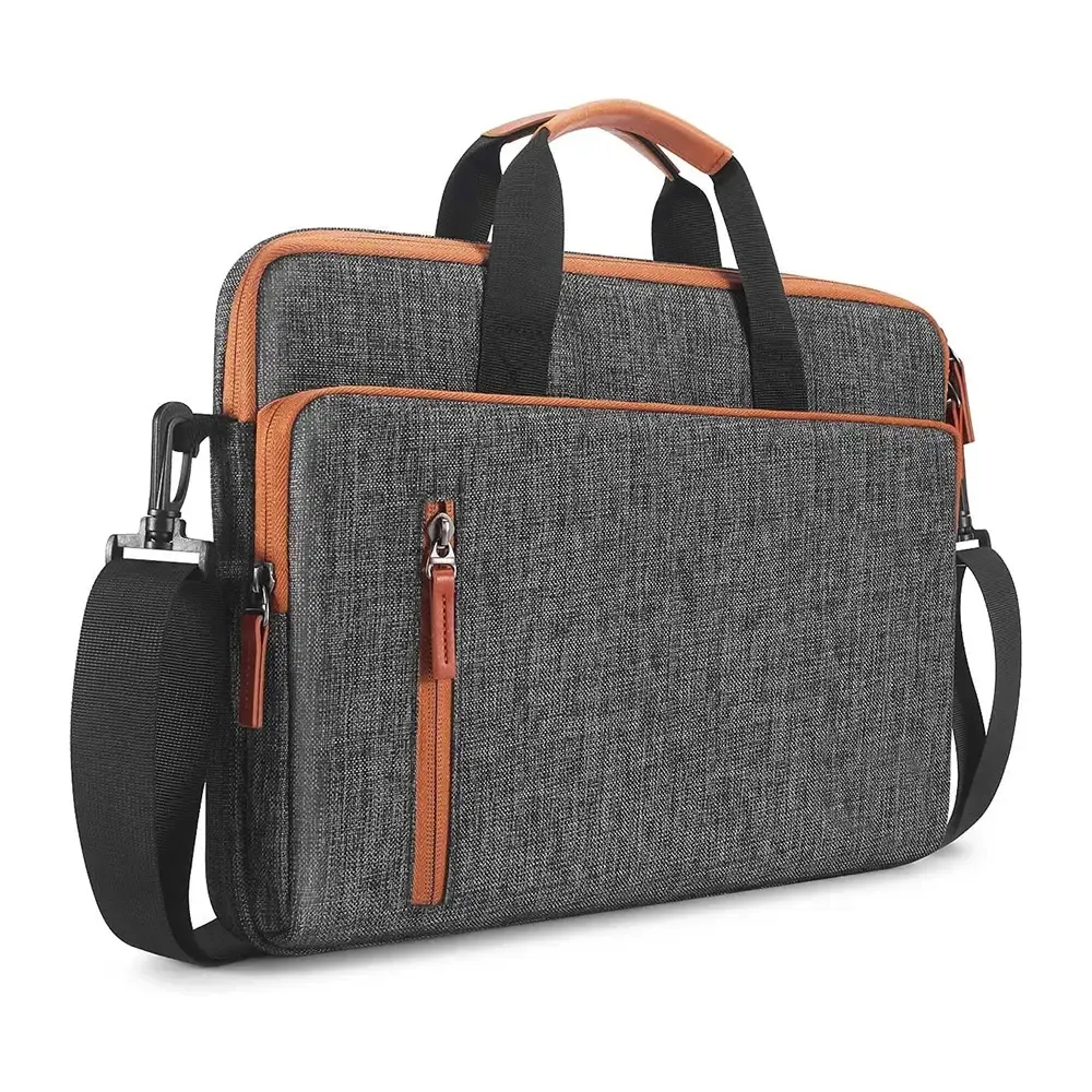 2023 özelleştirilmiş yapılmış kaliteli darbeye dayanıklı laptop çantaları 13.3 14 15 15.7 inç güçlü dizüstü laptop yan çanta