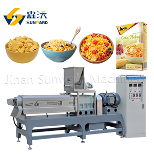 Planta de procesamiento de copos de maíz pequeños Línea de copos de maíz de acero inoxidable - Product Image 4