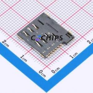 ASIM-H135-7P <b>SIM</b> <b>Card</b> Connector SMD Connector Self-Return Type Micro <b>SIM</b> <b>Card</b> <b>Card</b> <b>Holder</b> 1.35mm - Product Image 2