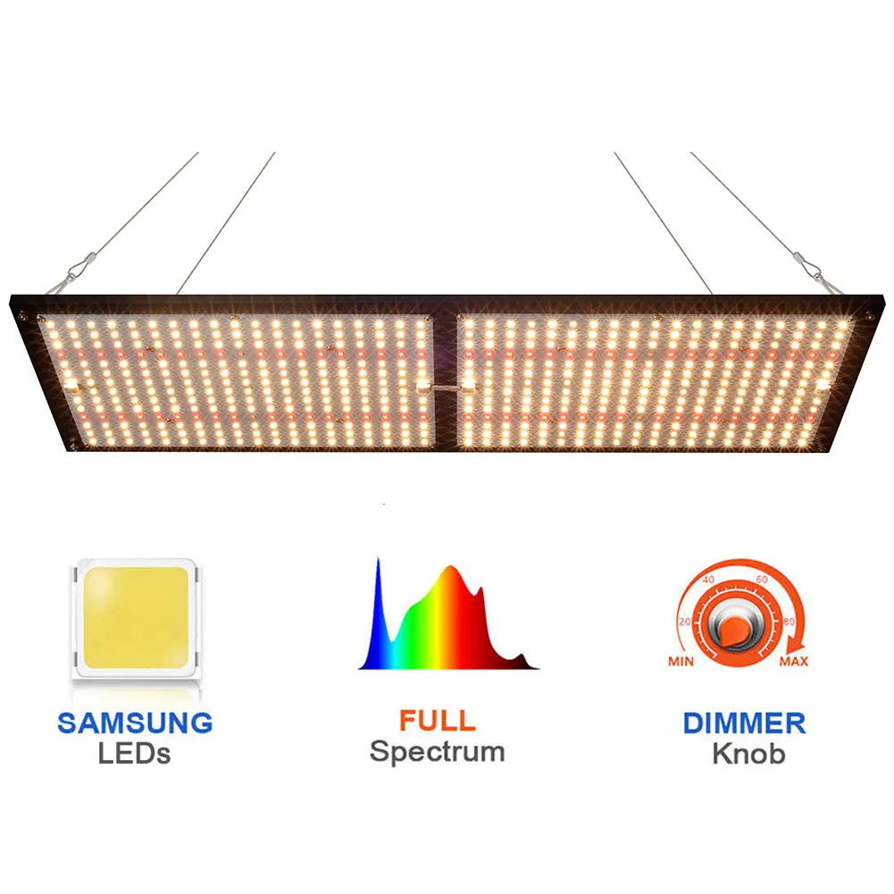 CrxSunny Samsung LM301H 660nm IR UV LED lampes de croissance 240W LED à spectre complet élèvent la lumière pour VEG et la floraison
