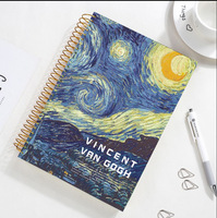 Carnet à spirales, motif tendance, couverture souple, carnet de prise de notes, carnet de bureau, carnet d'étudiant